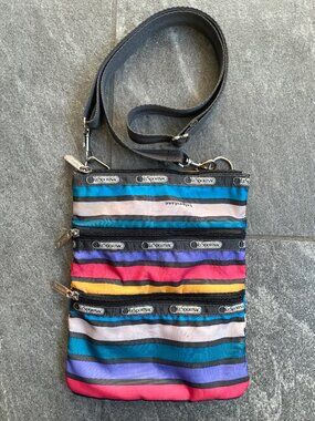 Lesportsac Kasey 3-Zip Crossbody Bag